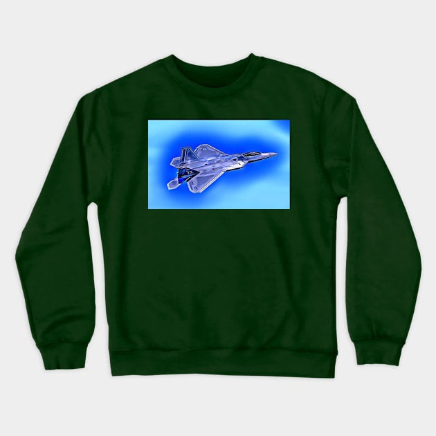 Fighter Aircraft Crewneck Sweatshirt by Arie